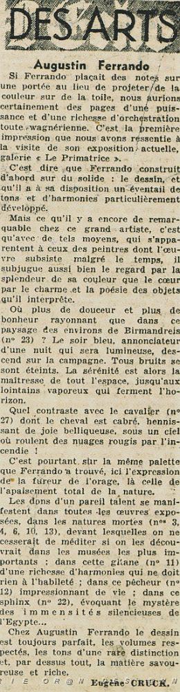 AUGUSTIN FERRANDO 1880-1957 (13) Le Magazine D'Afrique du Nord Paques 1951.jpg